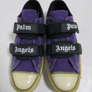Palm Angels Women's Vulcanized Low Sneakers Purple Size 10 US W / 7 UK / 40 EU